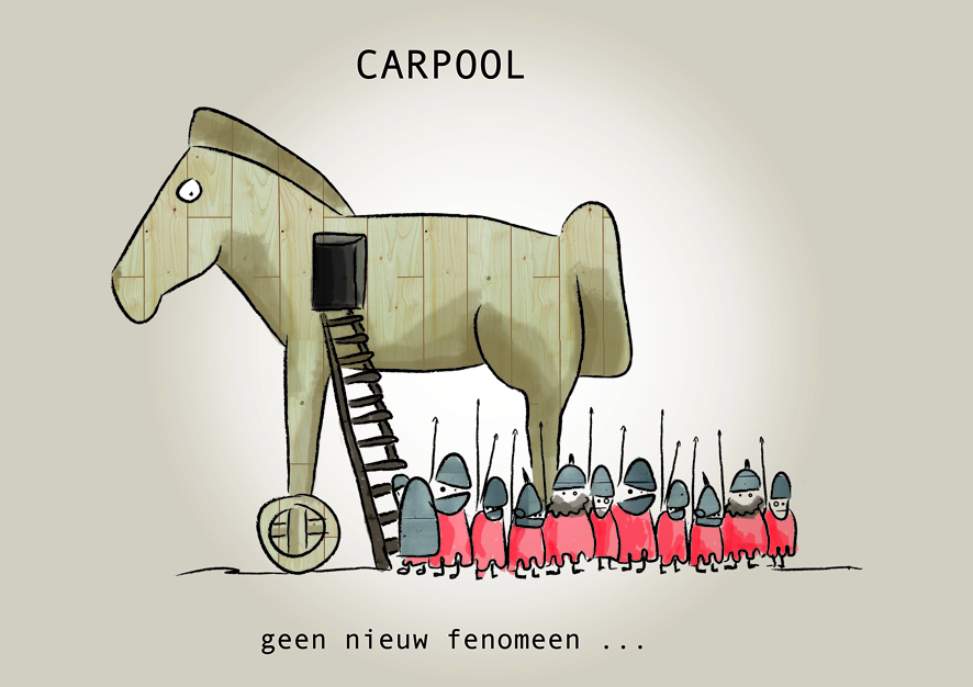 Carpool, geen nieuw fenomeen...