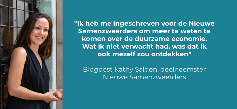 Kathy Salden: “Ik ben liever een deel van de oplossing dan een deel van het probleem.”