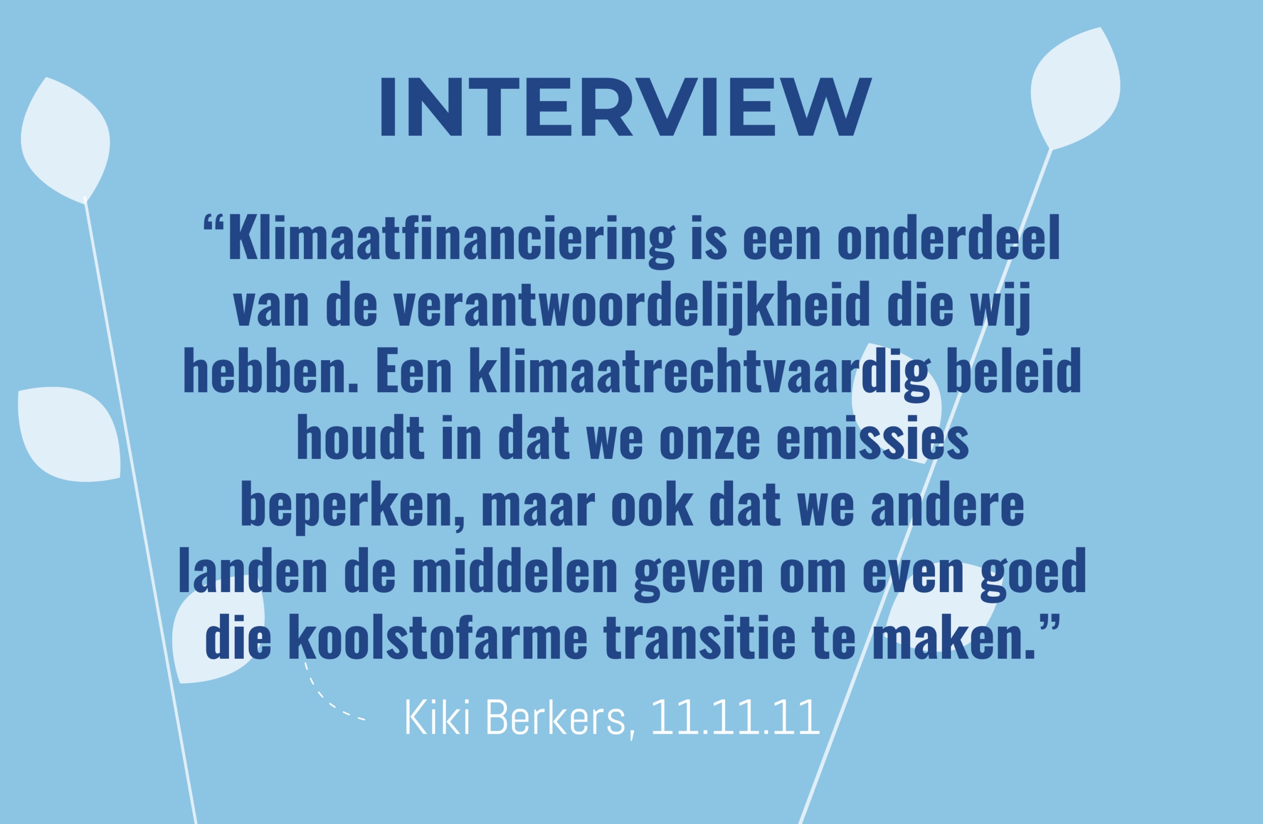 Interview Kiki Berkers (11.11.11)