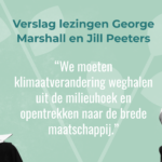 Lezingen George Marshall en Jill Peeters: "Mensen engageren voor het klimaat: hoe krijgen we meer mensen mee?"