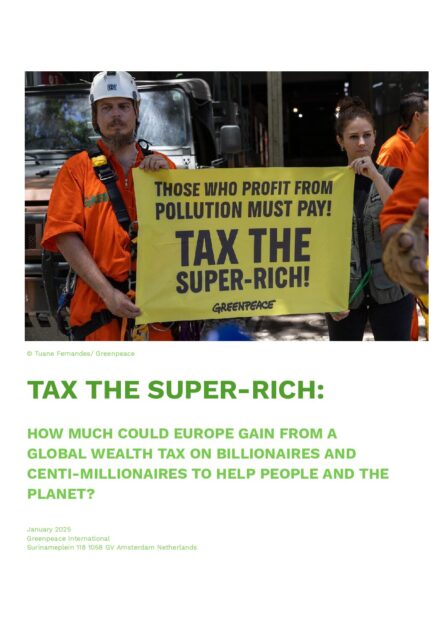 Tax the super-rich: how much could Europe gain from a global wealth tax on billionaires and centi-millionaires to help people and the planet?