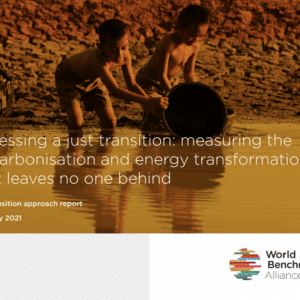 Assessing a just transition: measuring the decarbonisation and energy transformation that leaves no one behind.