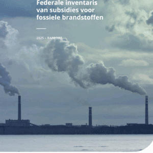 Federale inventaris van subsidies voor fossiele brandstoffen
