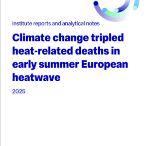 Climate change tripled heat related deaths in early summer European heatwave