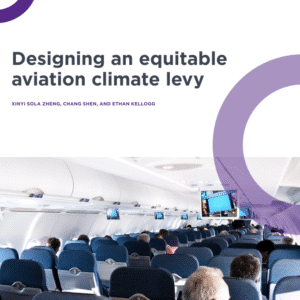 Designing an equitable aviation climate levy